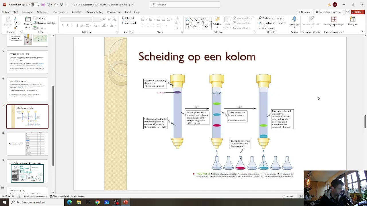 Kwantitatieve & kwalitatieve analyse: Chromatografie