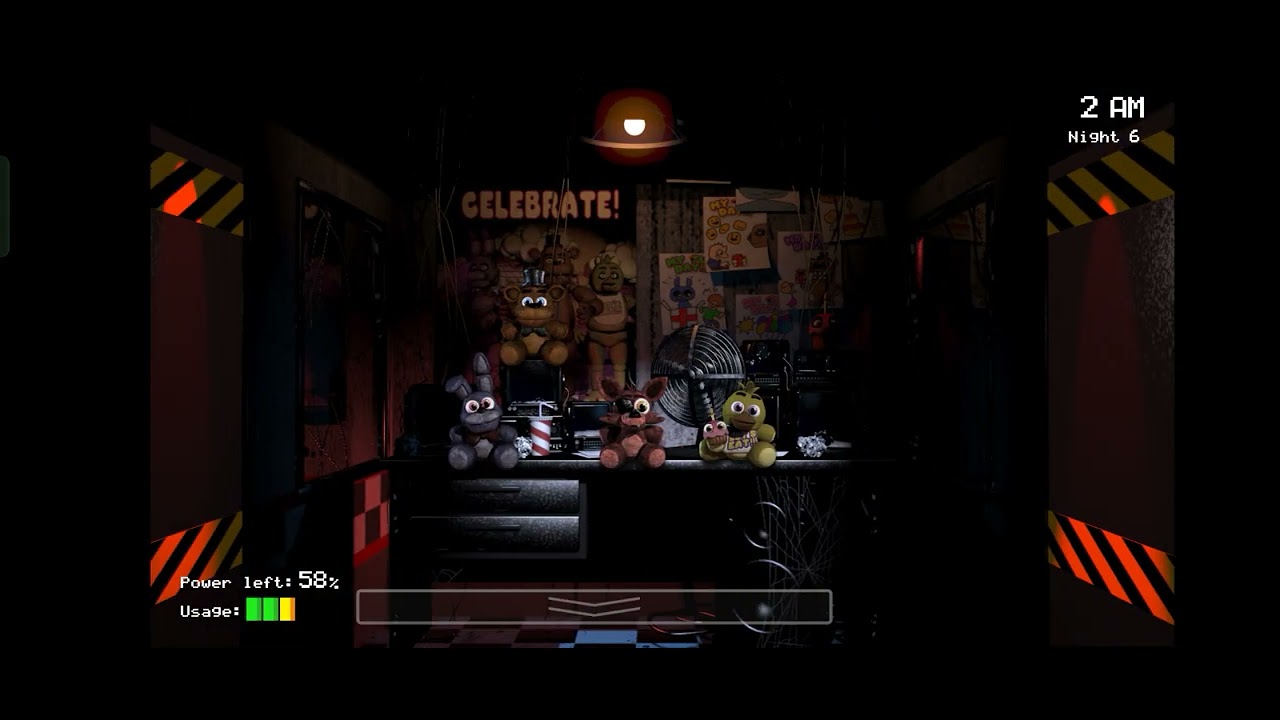 Five Nights At Freddy Gameplay ( Night 6 ) ???