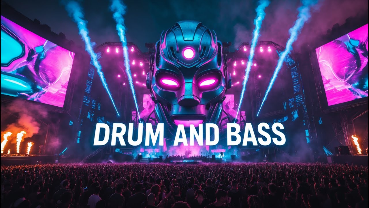 🌌 2 Hours Deep Liquid DnB | Late Night Neon Control & Chill Beats 🎧✨