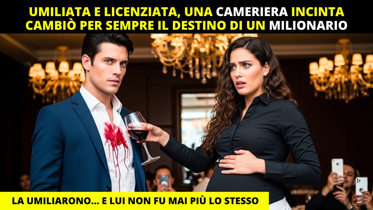 UMILIATA E LICENZIATA, UNA CAMERIERA INCINTA CAMBIÒ PER SEMPRE IL DESTINO DI UN MILIONARIO