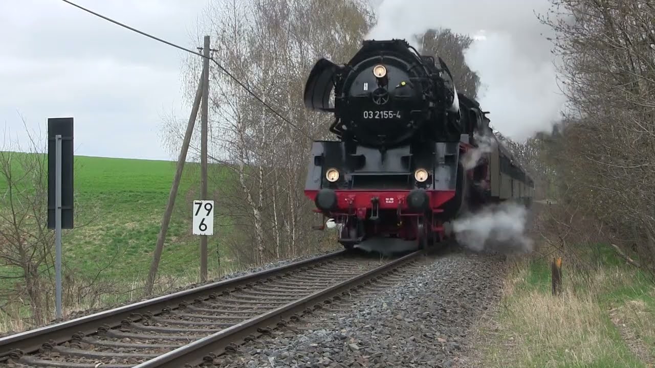 Frühjahrssonderzüge 2022   Die Ostersonderfahrt der IG Dampflok Nossen
