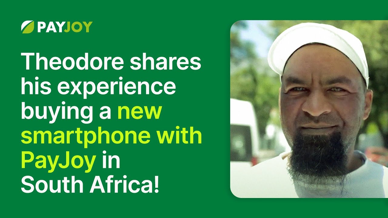 Theodore shares his experience buying a new smartphone with PayJoy in South Africa!