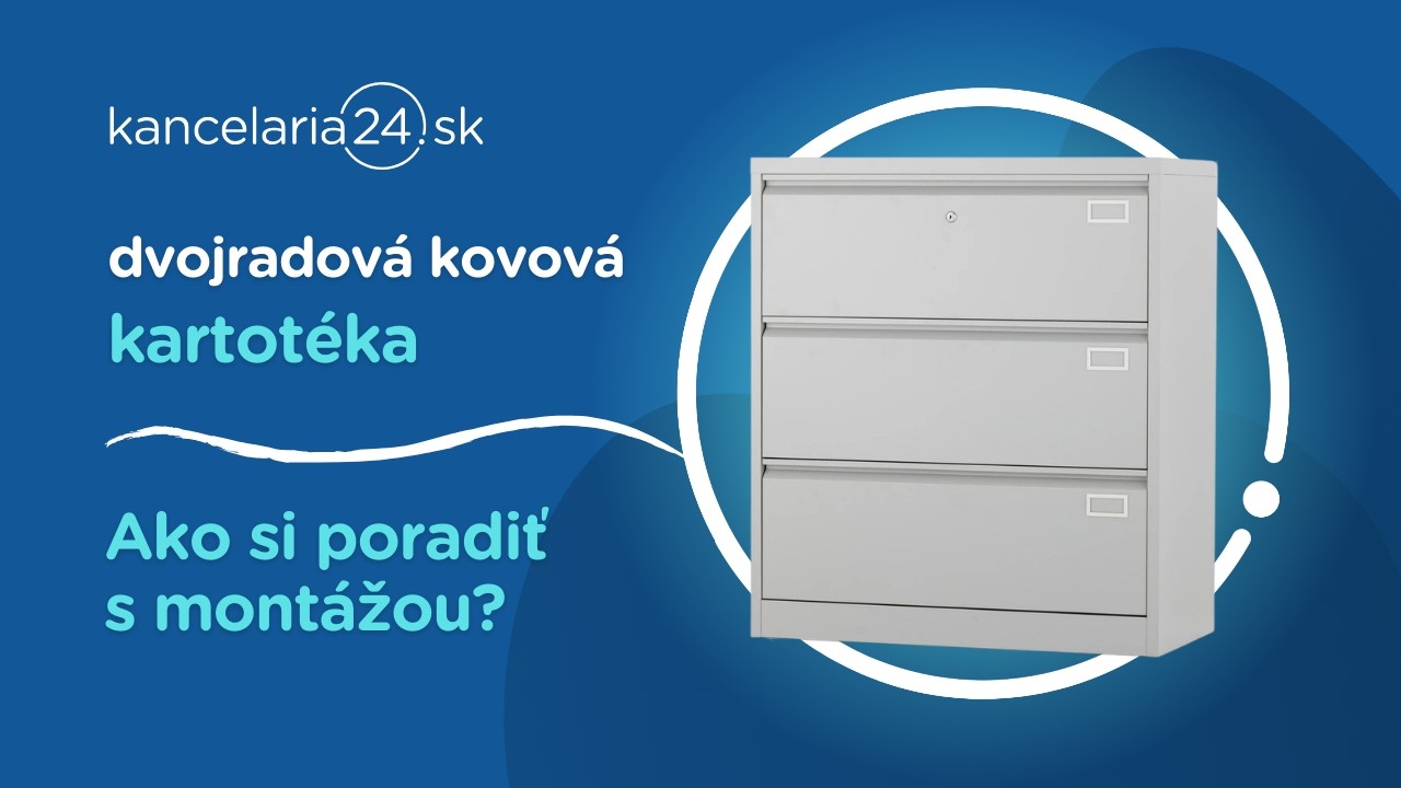 kancelaria24.sk | Dvojradová kovová kartotéka A4: Ako si poradiť s montážou?