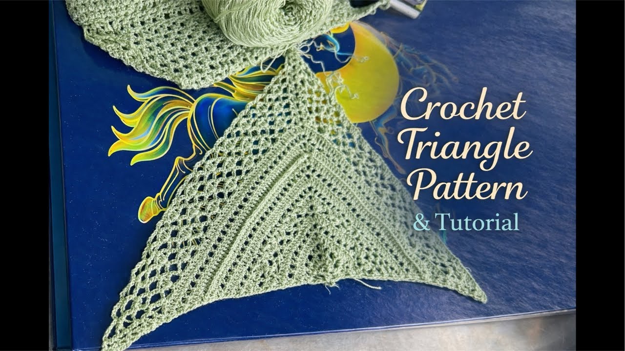CrochetMom Live | M18 - Crochet Triangle Shawl - 040326