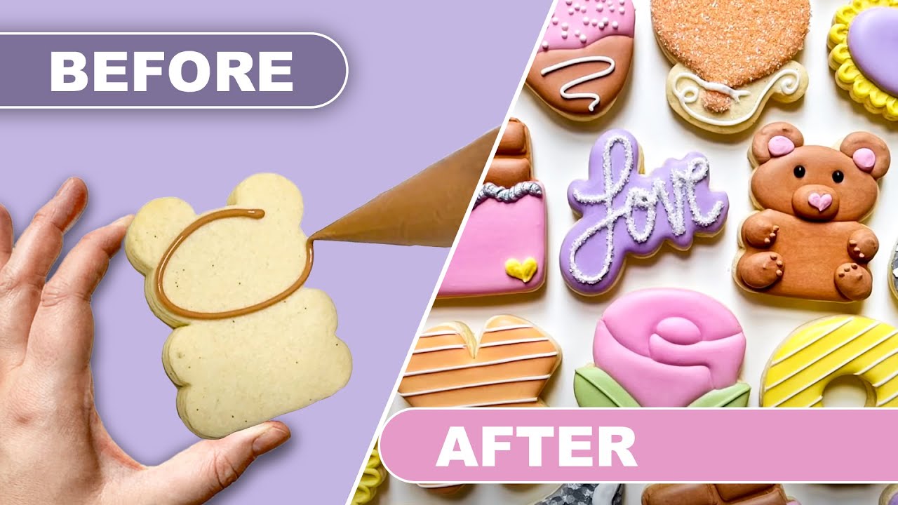 How to Decorate Valentine's Day Cookies ❤️
