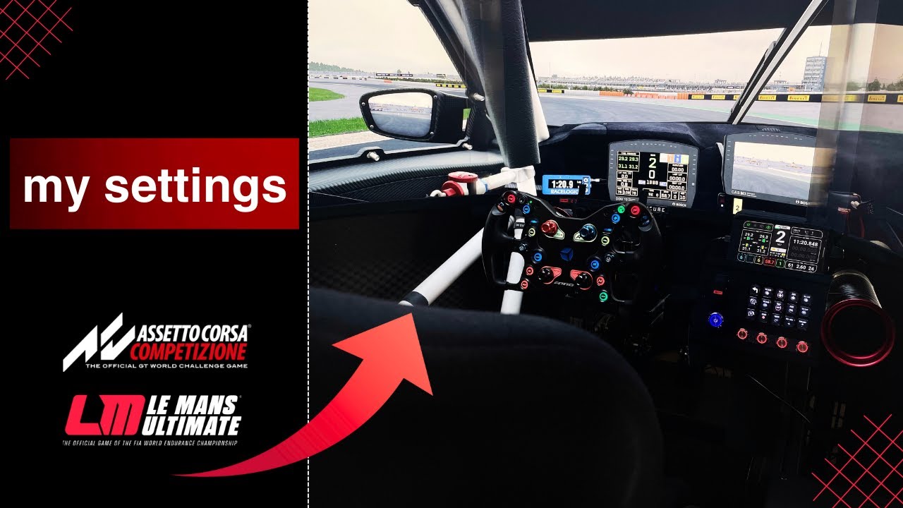 How to set triple screen & graphics in ACC & Le Mans Ultimate