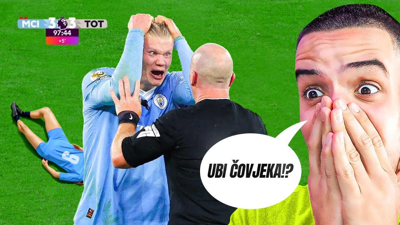 NOKAUTIRAO JE PROTIVNIKA I ČUDI SE ZA CRVENI KARTON! *nesportski momenti reakcija!*