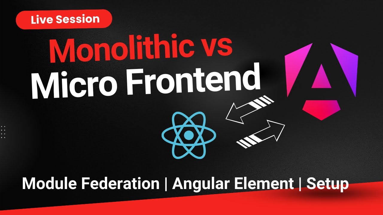 Микрофронтенд-архитектура в Angular 🔥 | Монолитная против микрофронтенд-архитектуры | Объяснение ...