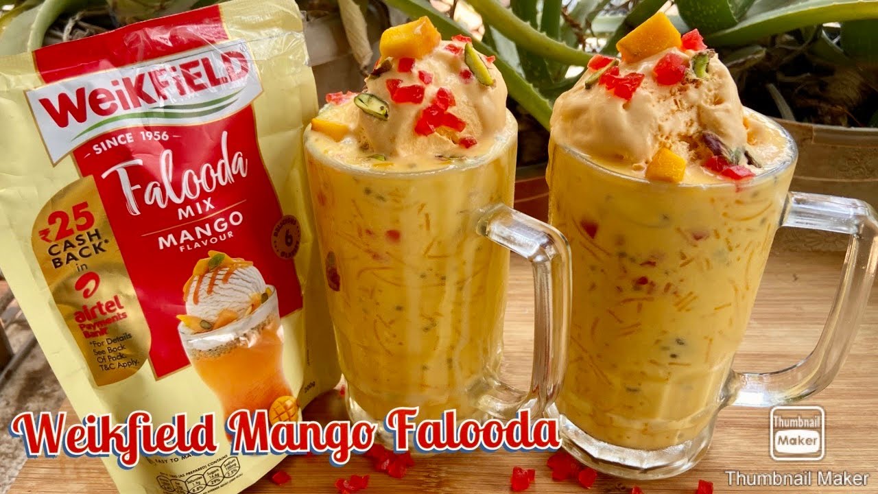 Weikfield Falooda Mix Recipe | Weikfield Mango Falooda Recipe | How to make Weikfield Falooda Mix |