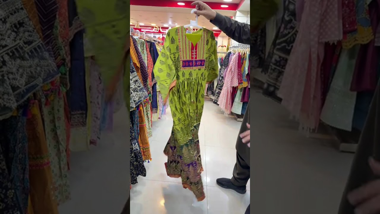 Eid collection Afghani style shirts and long frock different colours collect#Stitch collection