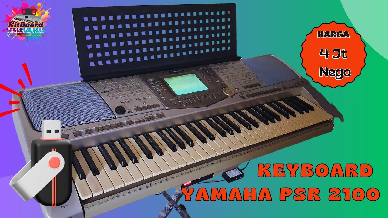Keyboard Yamaha PSR 2100 | Flashdisk | Siap Manggung | Patam Karo | Tor Tor Toba | WA 085262978784