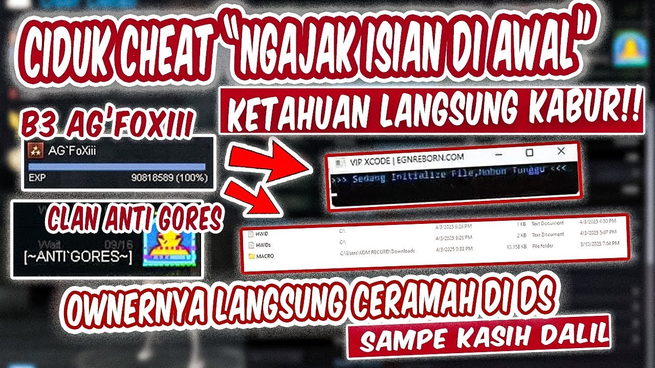 MENCIDUK CIT VVIP NGAJAK ISIAN MALAH KABUR + MALAH DI CERAMAHIN DARI CLAN (ANTI`GORES)NICK(AG`FoXii)