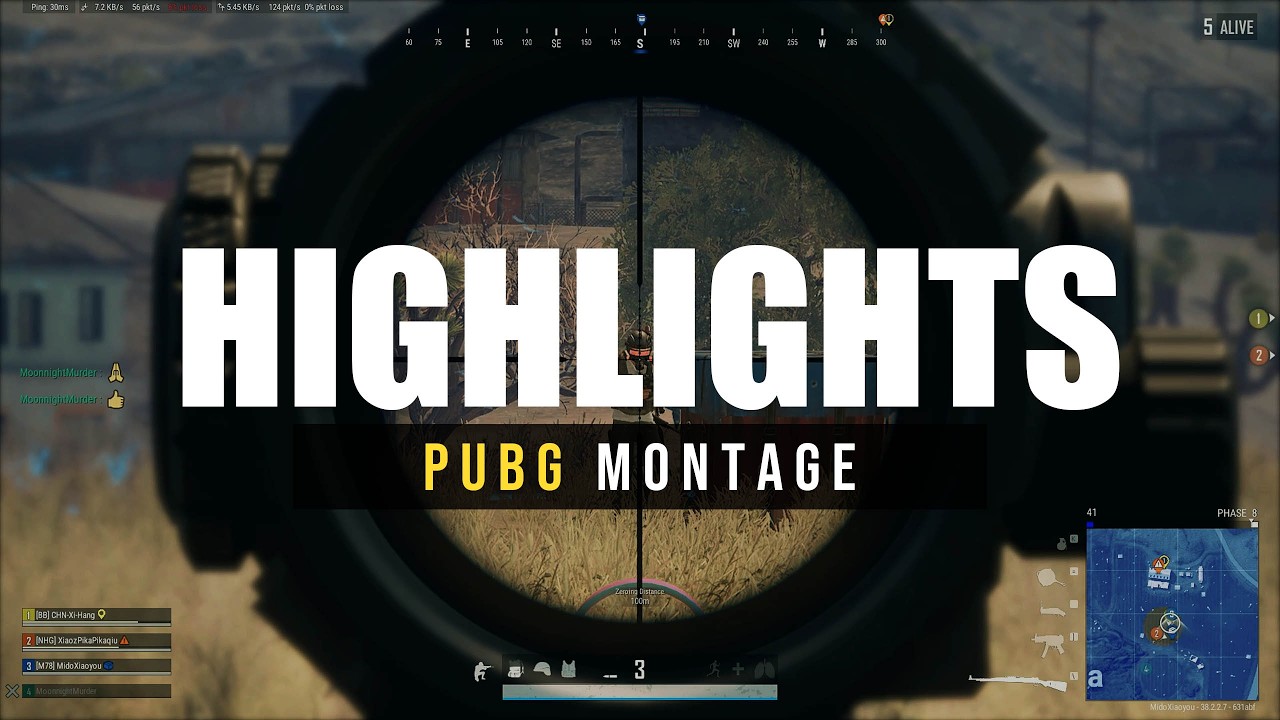 【PUBG】「Montage」Highlights
