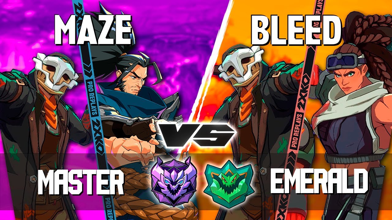 2XKO ▰ MAZE (Ясуо-Экко) vs BLEED (Экко-Иллаой) ▰ Повторы уровня 2XKO Pro