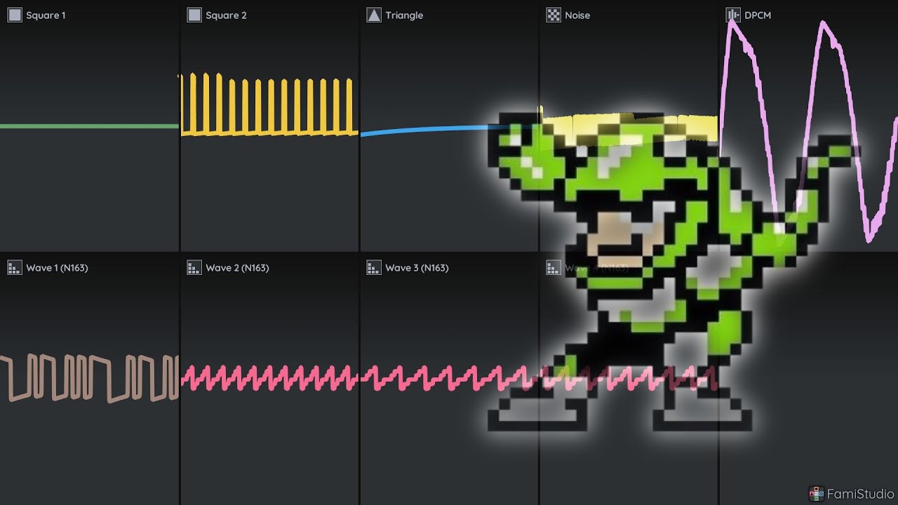 【FamiStudio】Mega Man 3 - Snake Man [4-N163] - RRthiel Style
