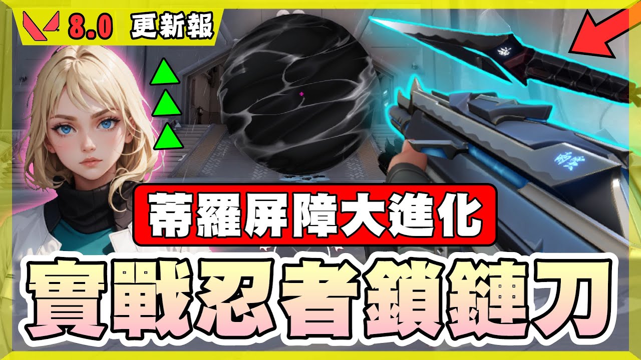 【乖兒子】實戰忍者鎖鏈刀！蒂羅屏障大進化！新狙不如預期？下雪系統？蓮華＋極地改版心得！│特戰英豪 黑波 Kuronami