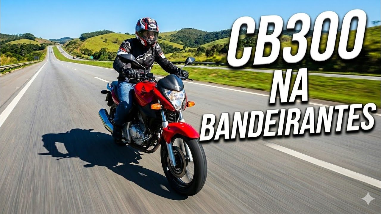 CB 300 NA RODOVIA BANDEIRANTES 