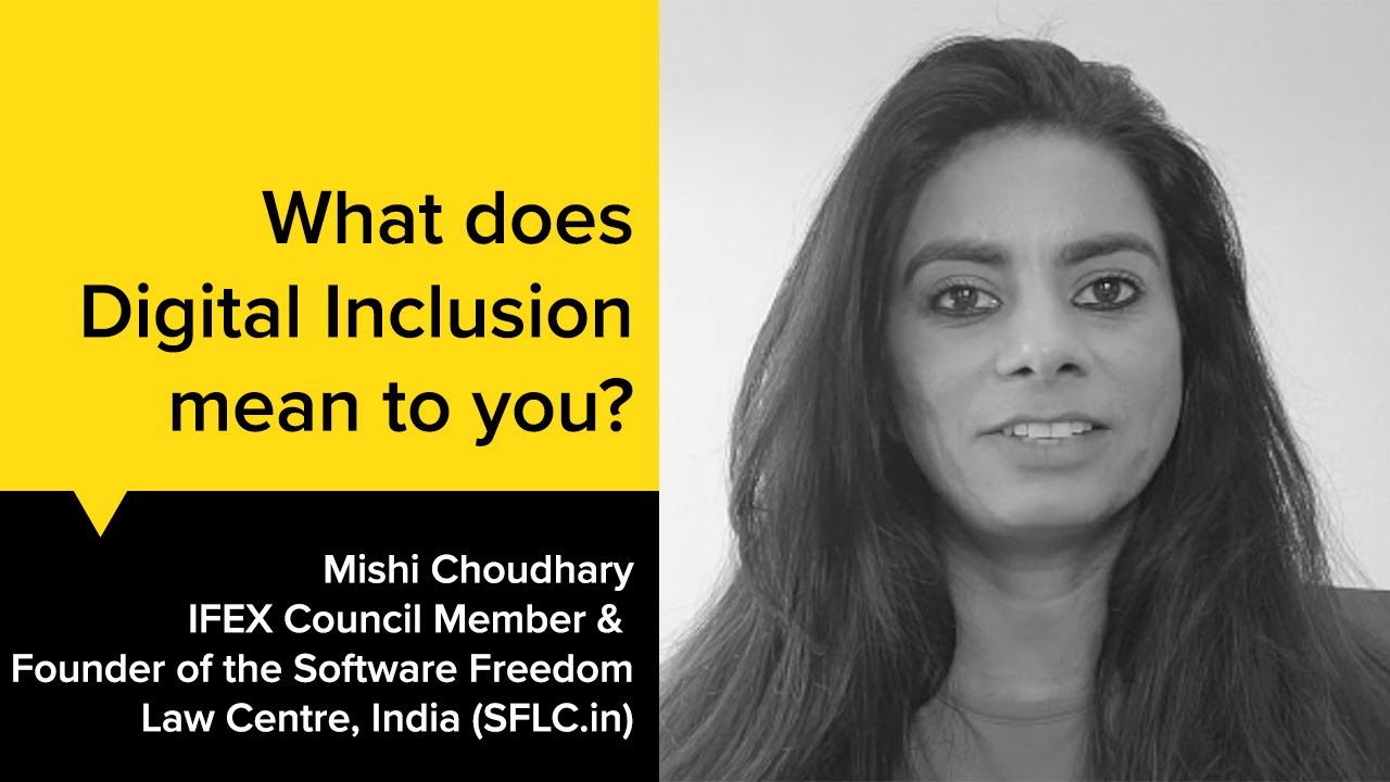 What does Digital Inclusion mean to you? Mishi Choudhary Answers