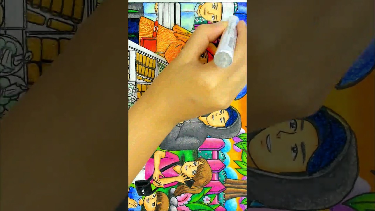 Menggambar Berburu Takjil ( jajanan Buka Puasa ) Ep 512 #drawingbyfifitan #drawing #art #menggambar
