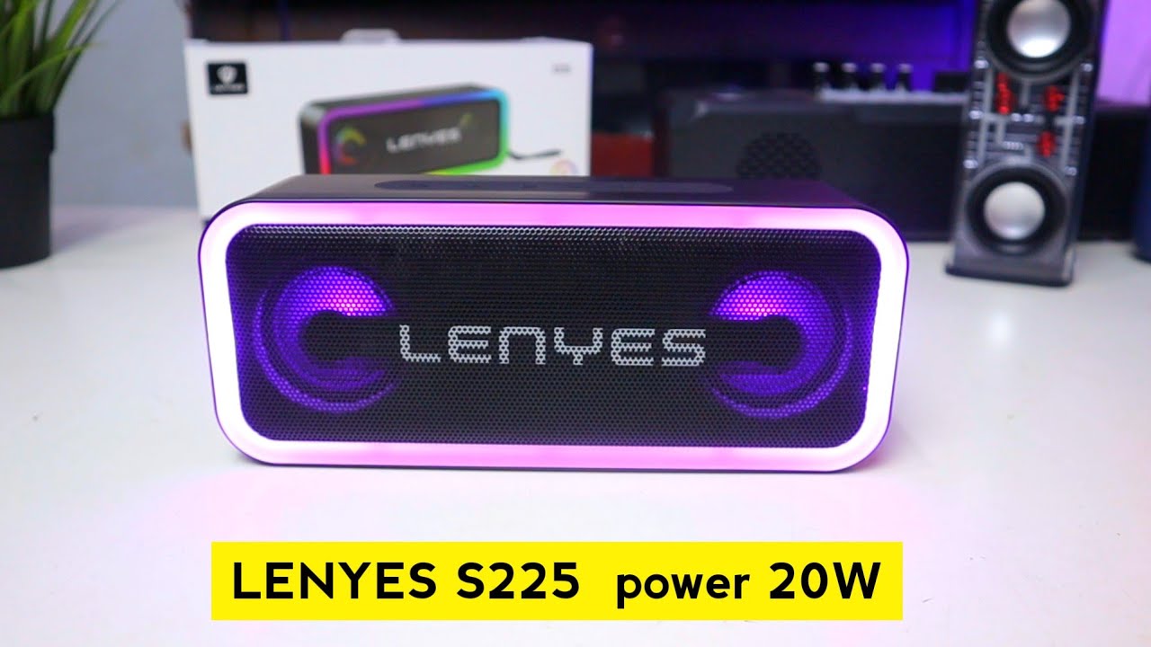 Lenyes S225 speaker bluetooth Review & unboxing  Test speaker Terbaru!