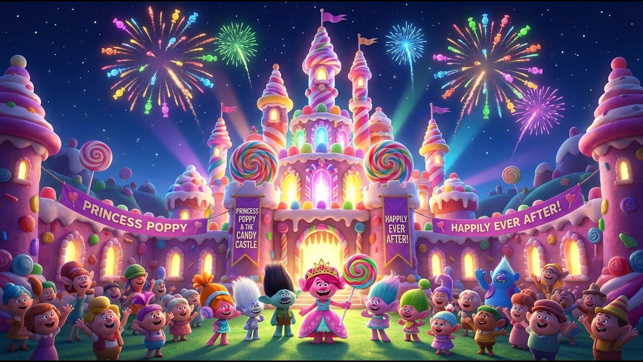 👑🍭 Princess Poppy and the Candy Castle 🍬🏰 | Sweet Kids Bedtime Story for Children