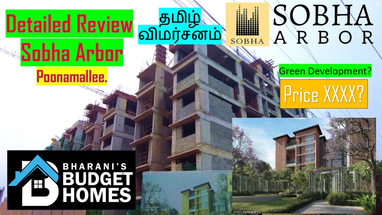 Sobha Arbor Poonamallee apartments Detailed Review in Tamil 3BHK 4BHK Chennai Apartments for Sale