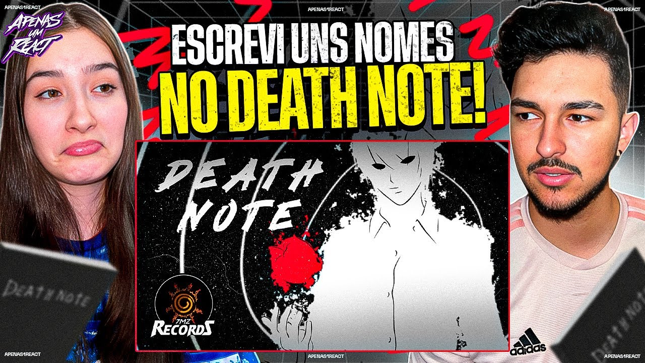 Apenas um react | Death Note - Gabriel Rodrigues, Pablo Matheuz e Lucas A.R.T. | 7mz Recordz