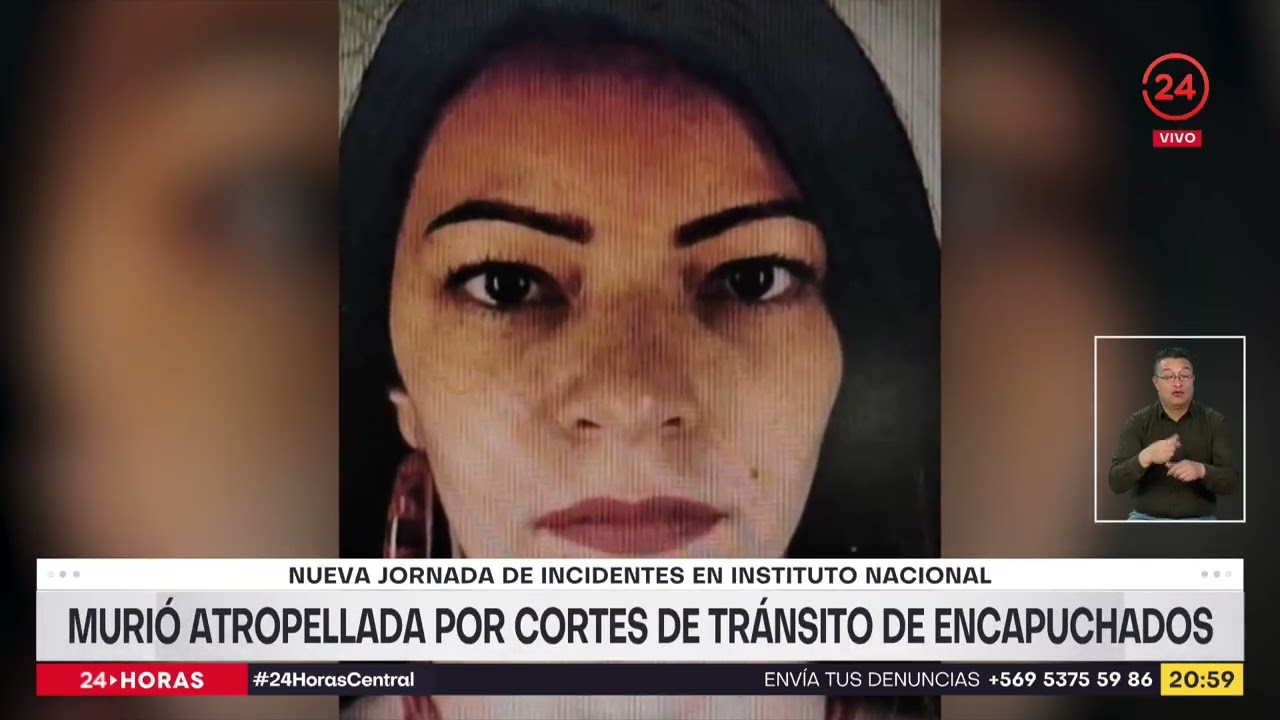 Murió atropellada por cortes de tránsito de encapuchados