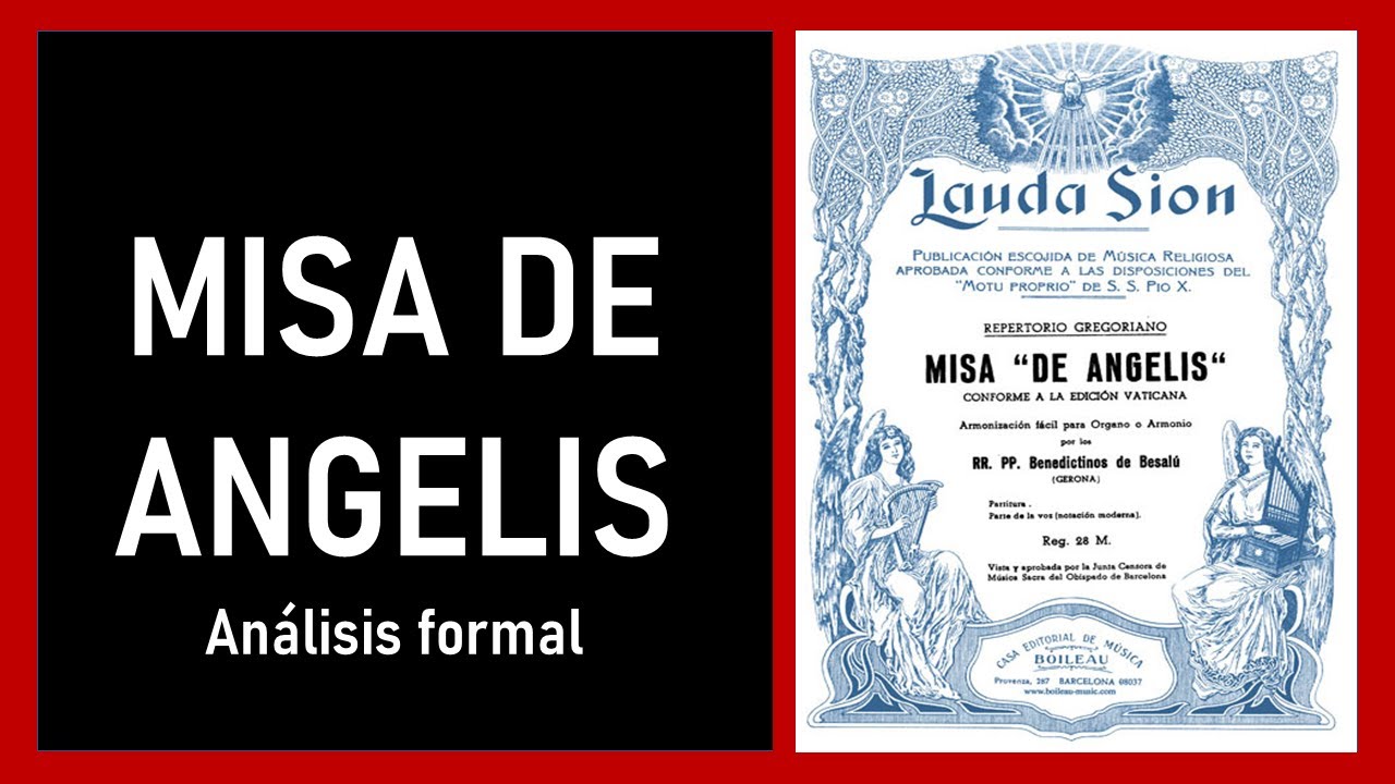 🔴 MISA DE ANGELIS - Análisis formal según las características del Canto gregoriano 🔊🎵