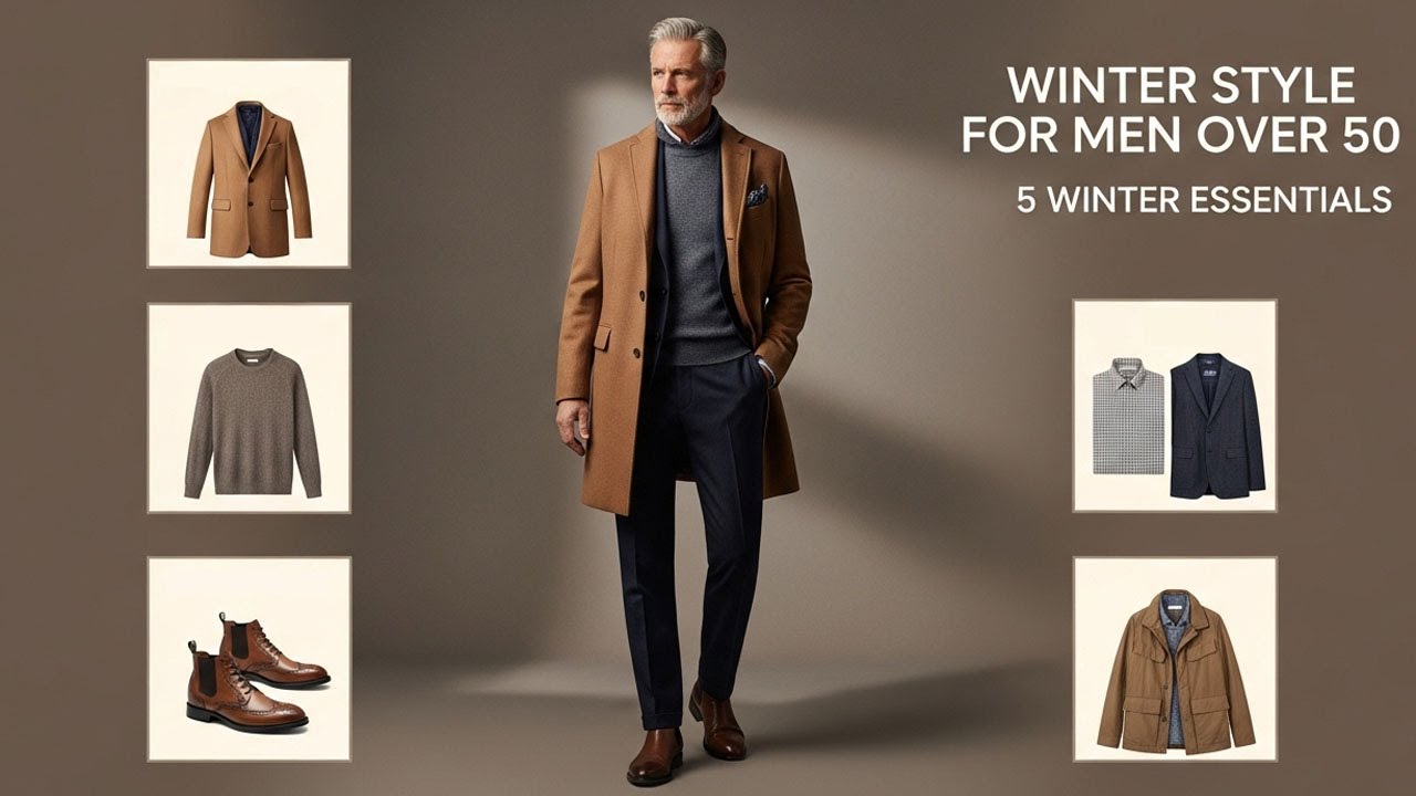 Winter Style for Men Over 50: 5 Essentials Every Mature Man Should Own