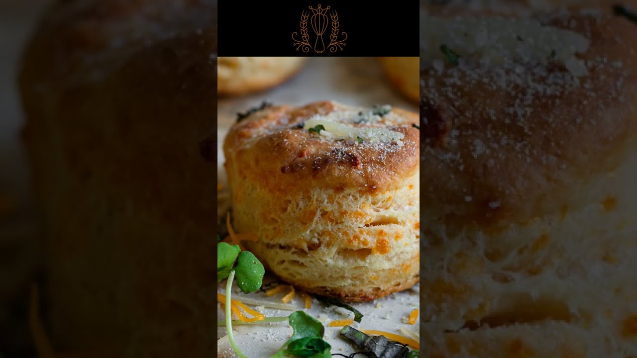 Homemade Cheddar Biscuit😋 🫖🍵