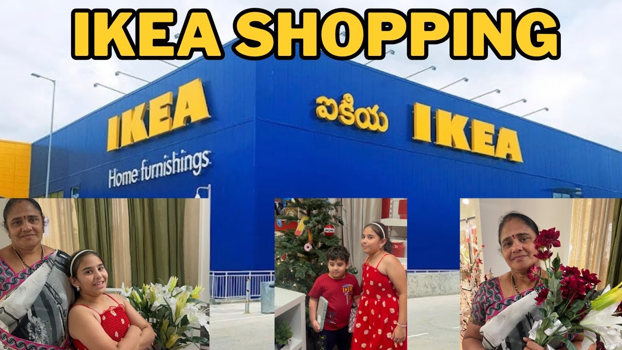 IKEA Shopping ma చిచ్చరపిడుగులతో😉||shopping with family
