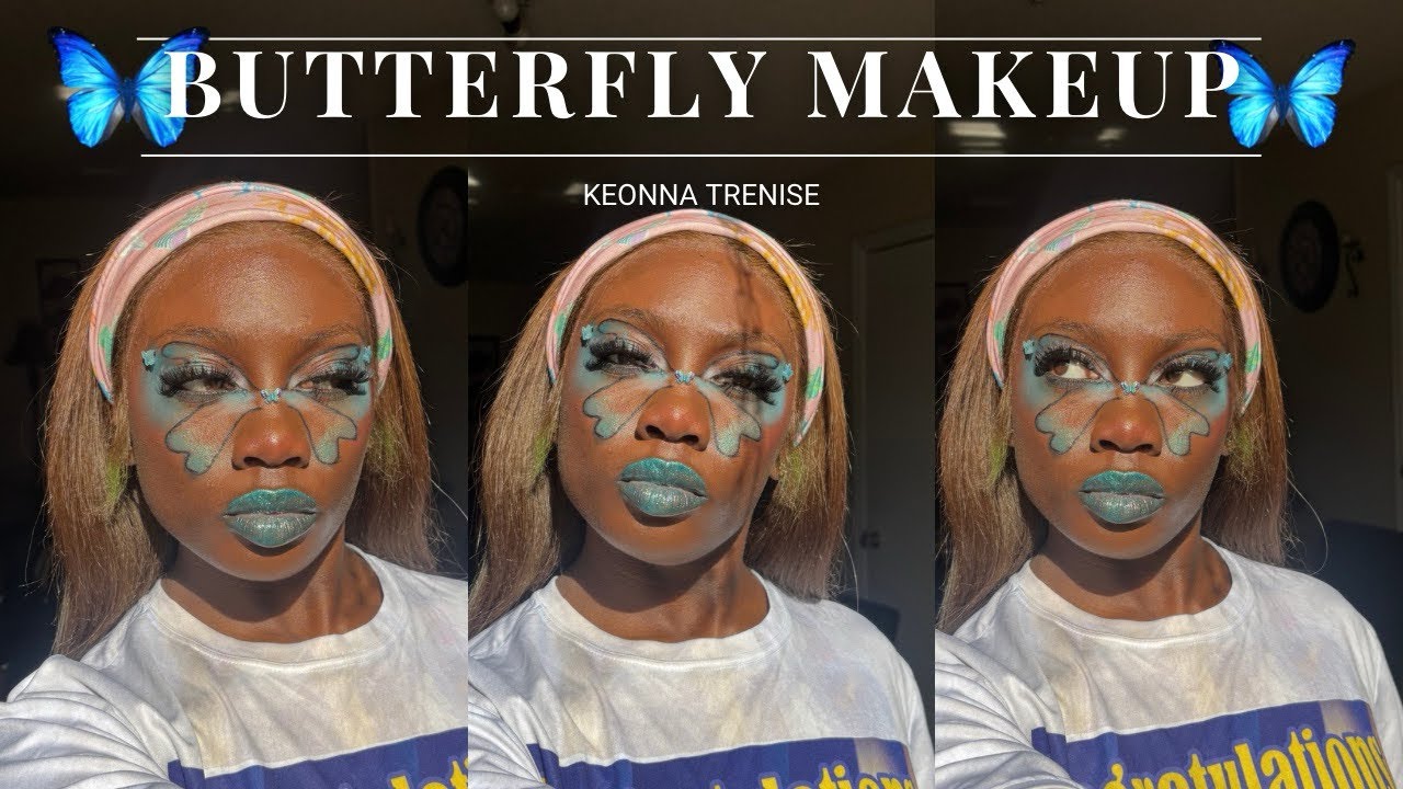 Butterfly Makeup Tutorial 🦋| Bold & Artistic  Glam