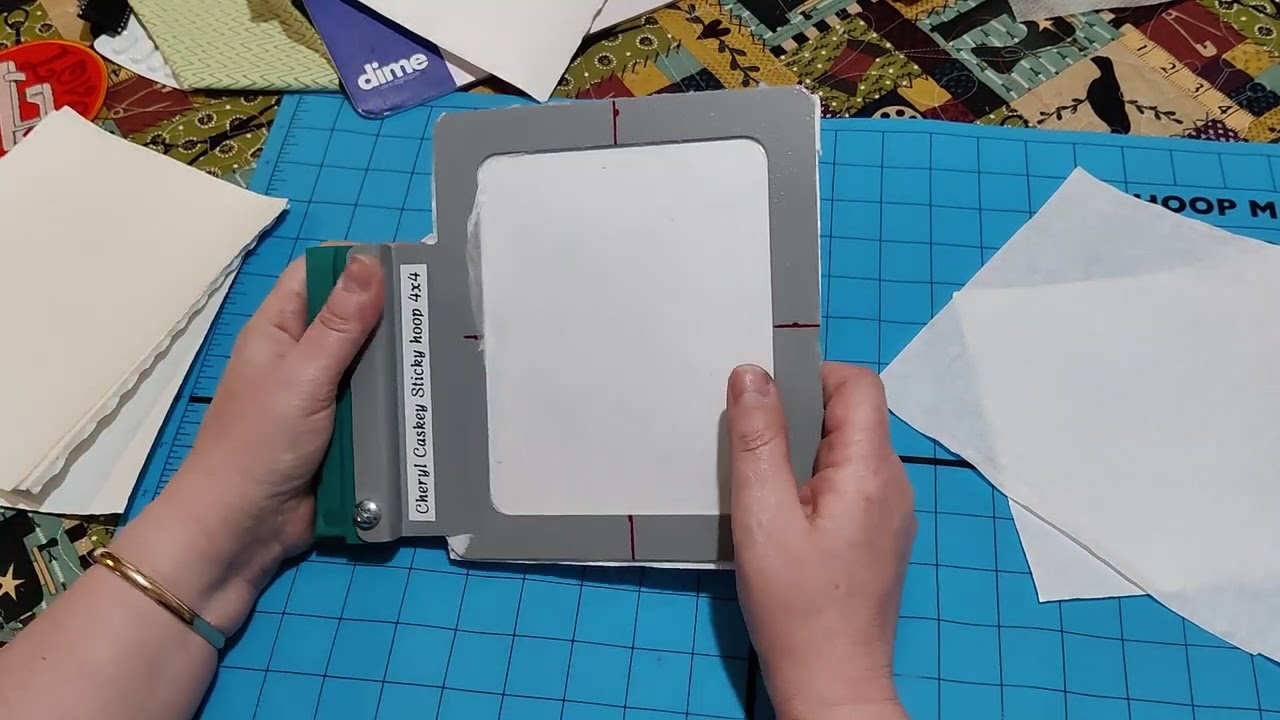 The difference between a magnetic hoop and a sticky hoop