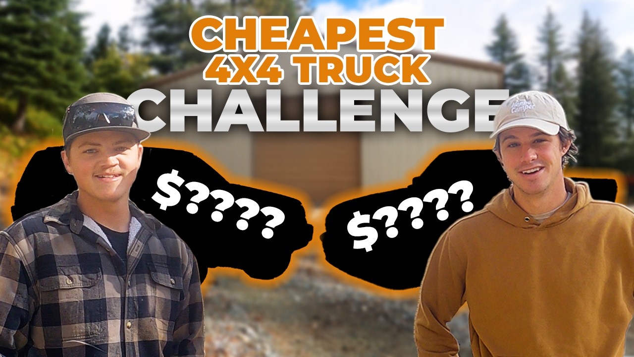 CHEAP 4X4 CHALLENGE | (ONE BROKE IMMEDIATELY)