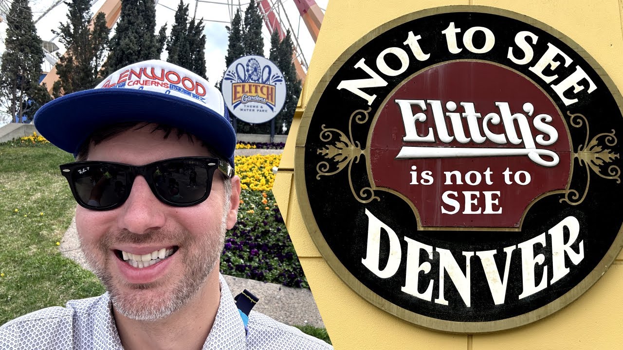 Elitch Gardens in Denver, Colorado • 2023 Park Tour • Mind Eraser, Meow Wolf Dark Ride, Boomerang