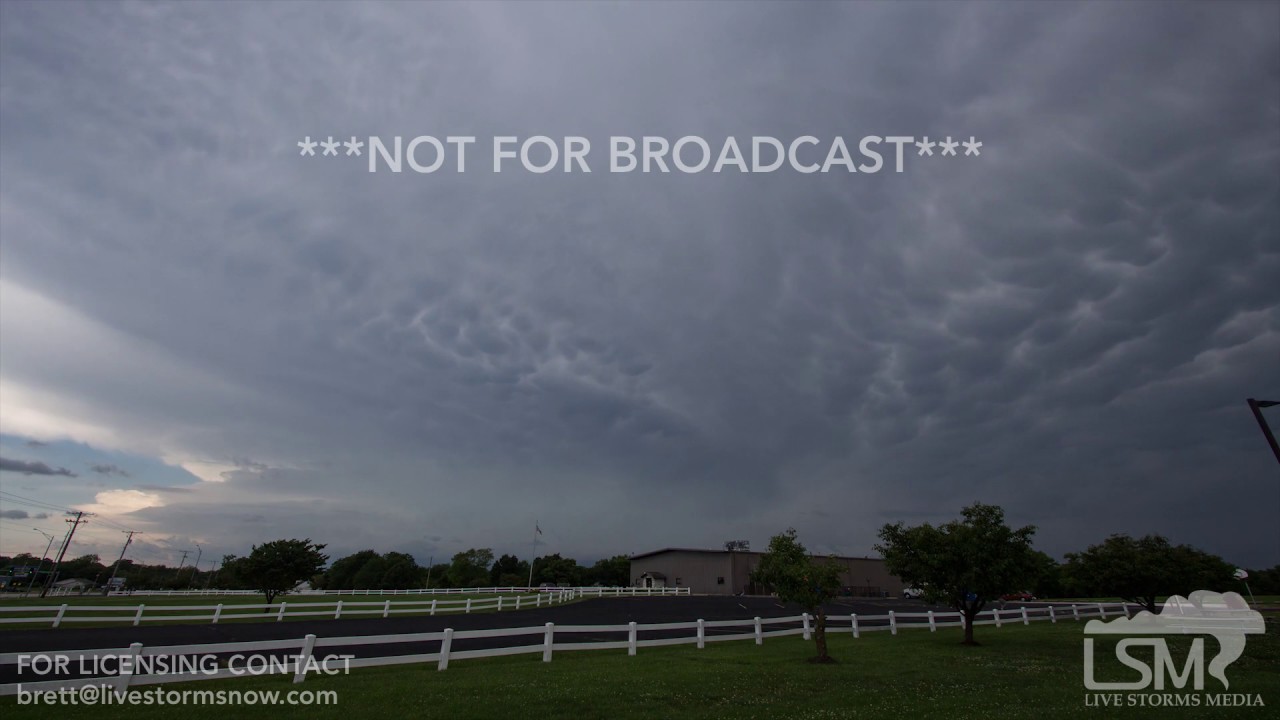 05-31-2017 Joplin, Missouri - Time-lapse of Storm Over Joplin