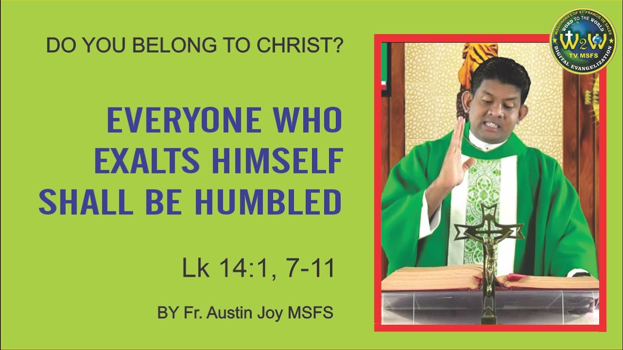 LET US BE HUMBLE LIKE MARY OUR MOTHER | 30 OCTOBER 2021 | by Fr. Austin Joy MSFS
