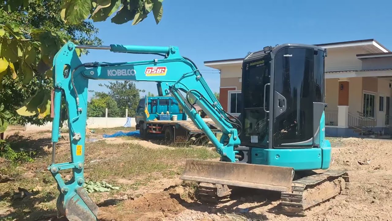 รีวิวรถขุดเล็ก kobelco sk35sr-6 ตู้แอร์แกะป้ายแดงมา400ชม.หล่อจัด excavator