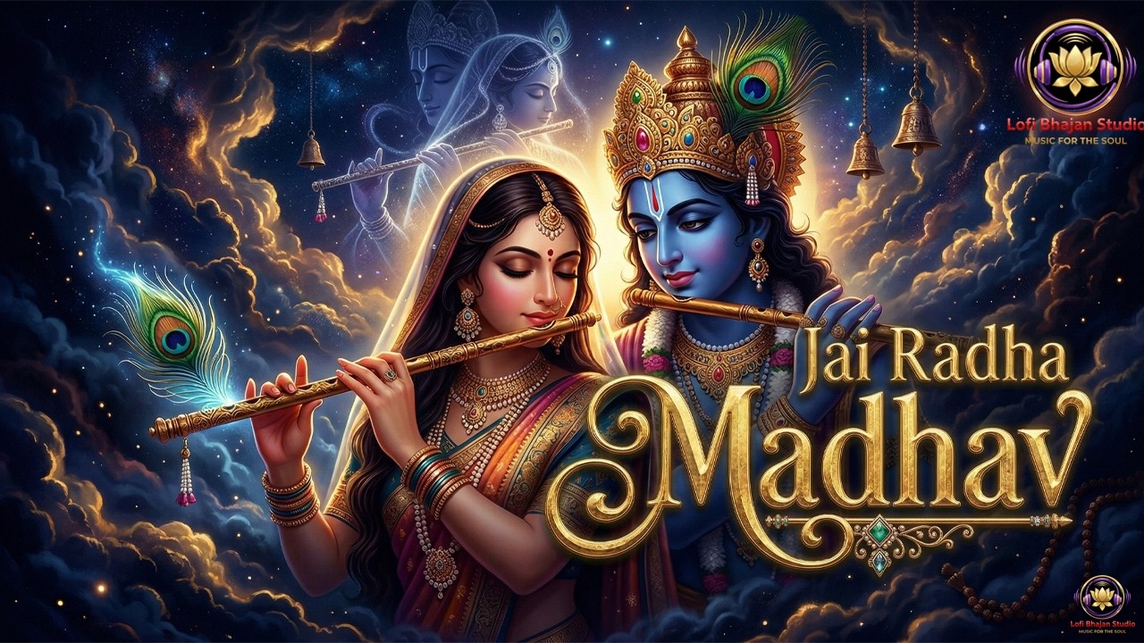 Jai Radha Madhav🦚 Most Beautiful Radha Krishna Bhajan | Divine Love & Bliss