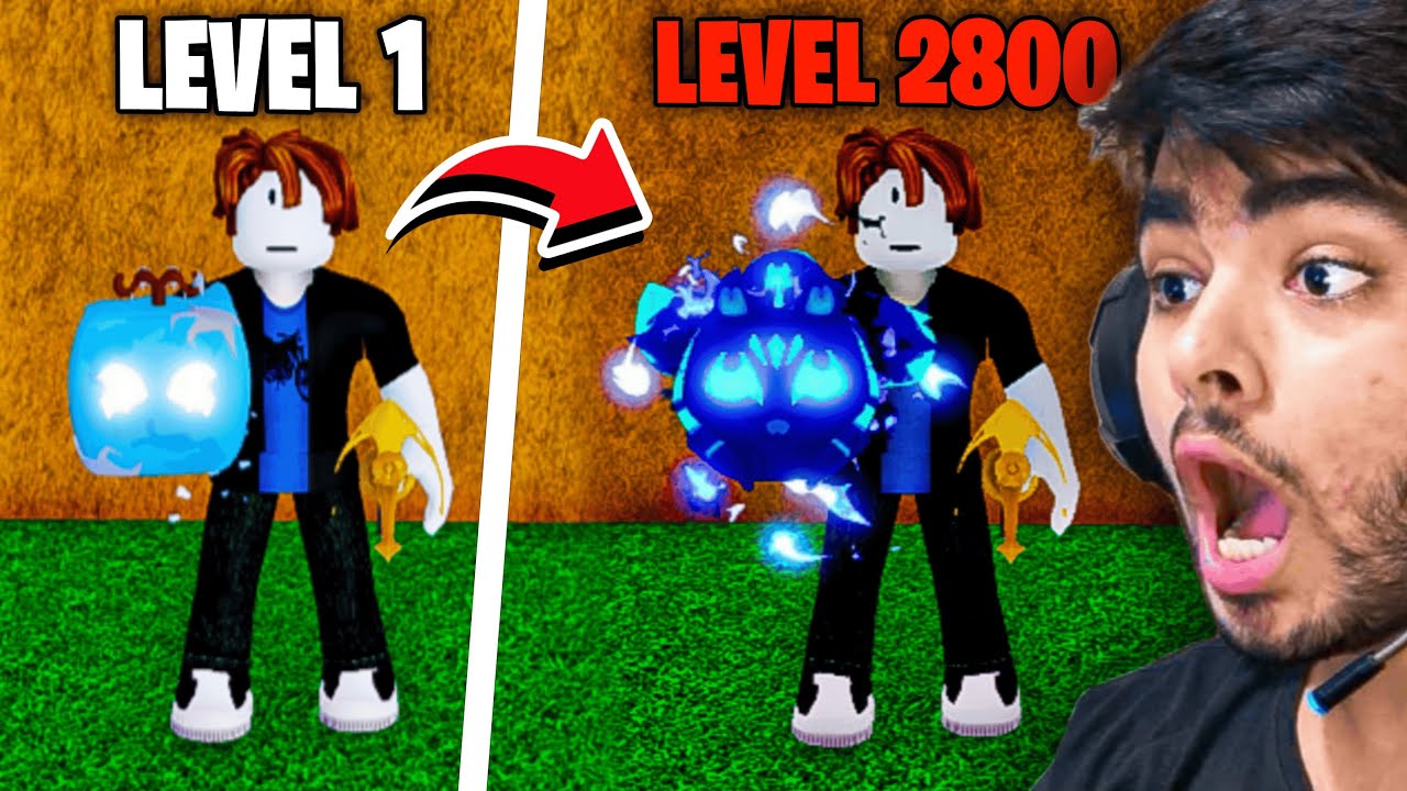 Noob To Max But Every 100 Levels I Have To Roll A Fruit #1