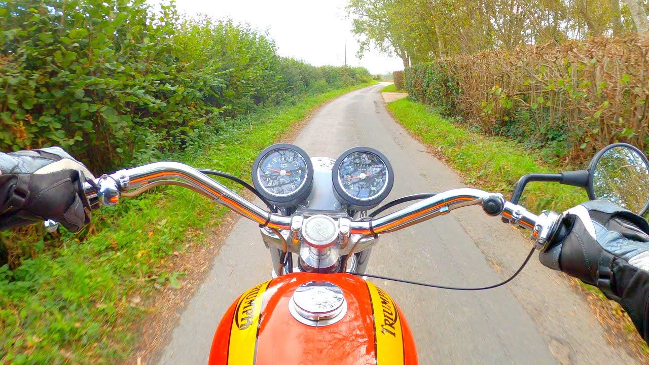 Test Riding A Classic Motorcycle - Triumph X-75 Hurricane