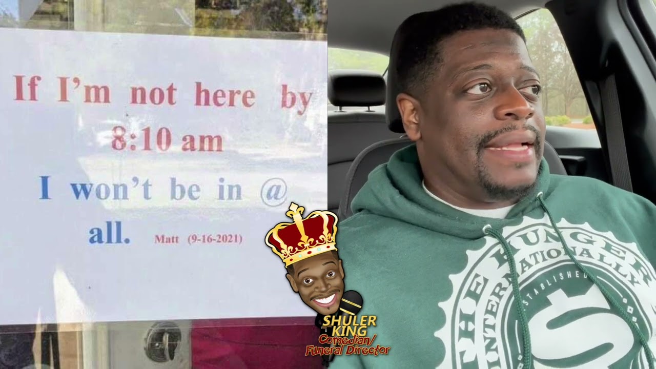 Comedian Shuler King - If I'm Not Here By 8:10am