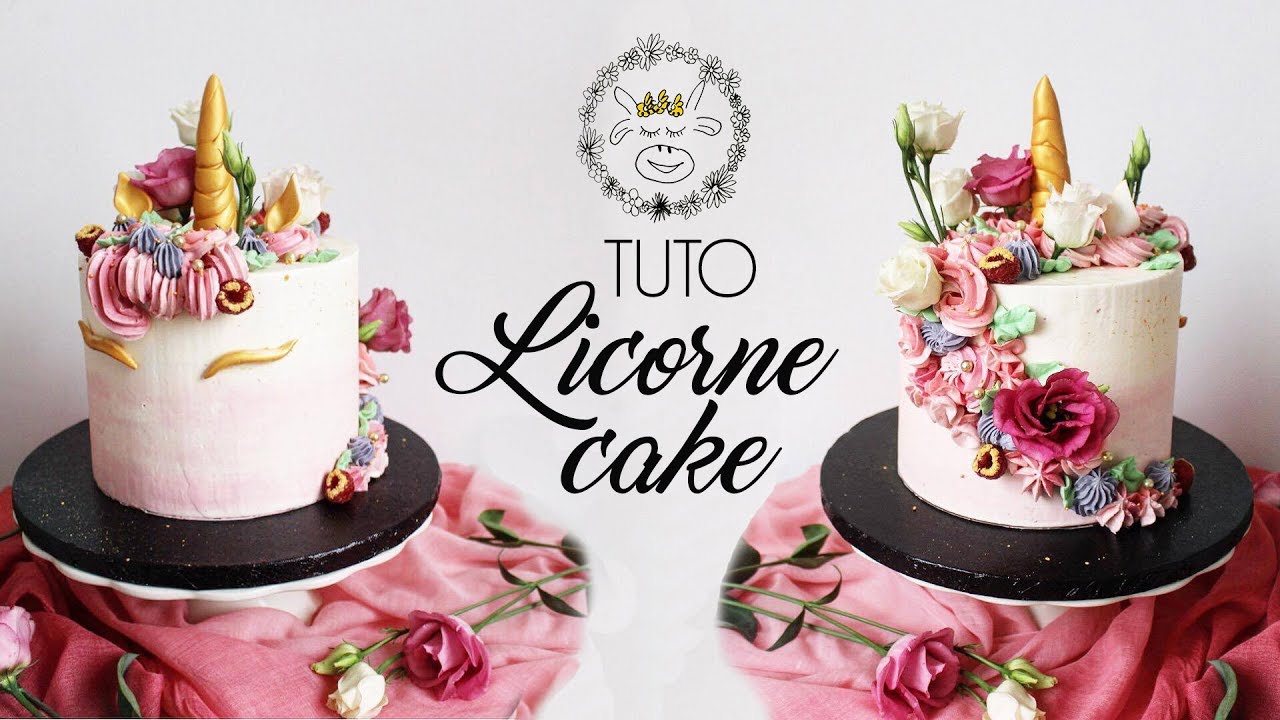 TUTO : Gateau Licorne / Unicorn Cake