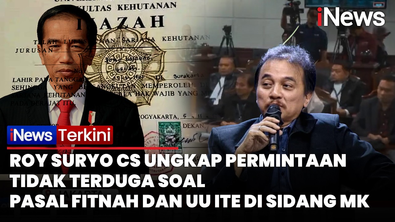 Sidang MK Memanas! Kuasa Hukum Roy Suryo Cs: Kami Tidak Minta Pasal Ini Dibatalkan, Hanya Saja...