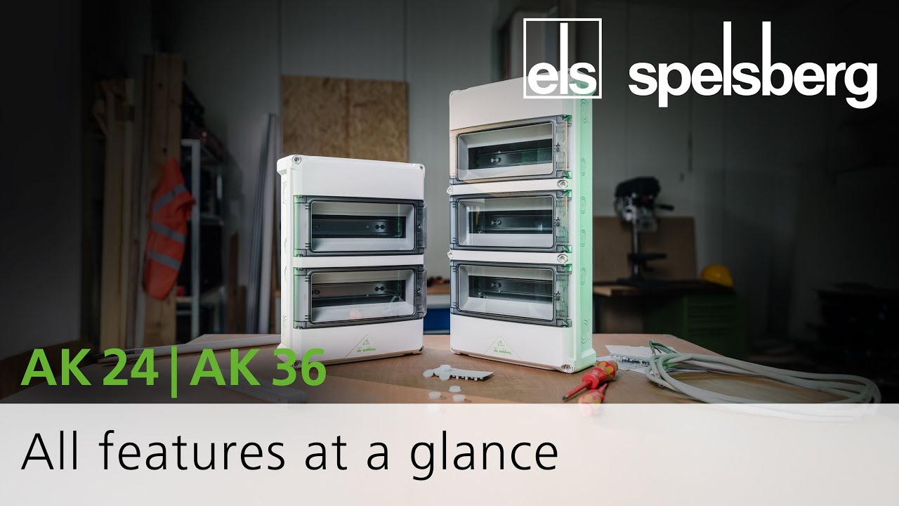All features at a glance - The new AK 24 | AK 36 small distribution boards