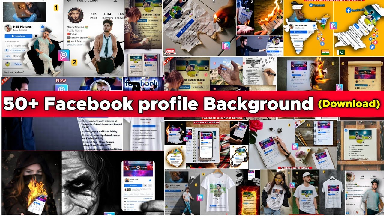 Download 50+ Facebook profile photo editing Background || Facebook profile photo editing