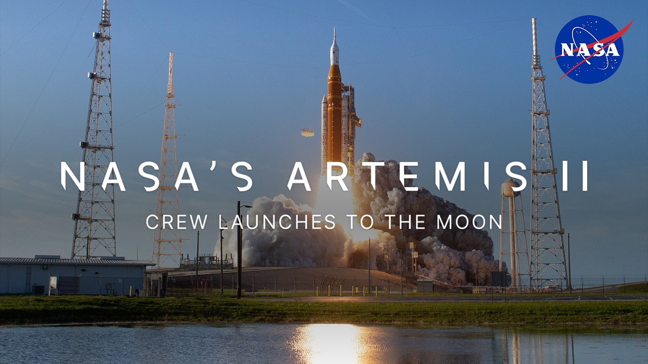 NASA's Artemis II Crew Launches To The Moon (Official Broadcast)