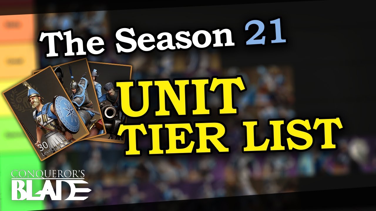 (Outdated) The META Unit Tier List | Conqueror's Blade S21