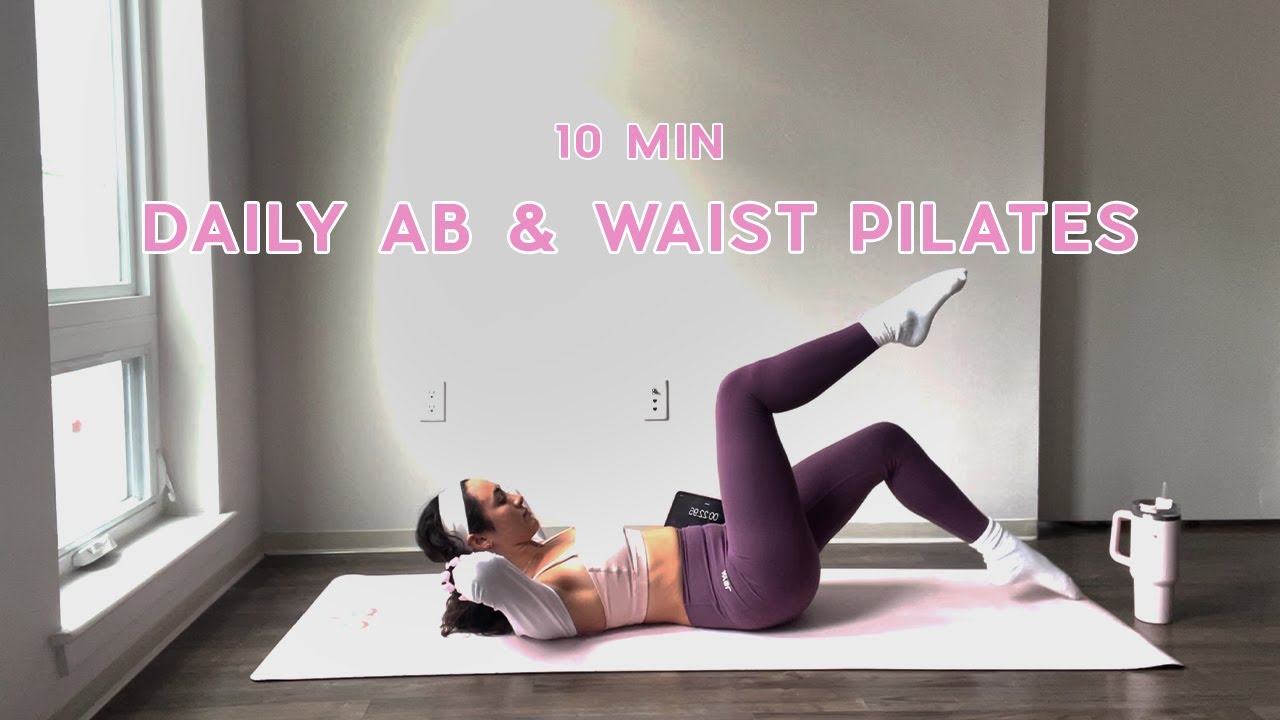 10MIN Daily Toned Ab & Waist Pilates Routine // beginner friendly